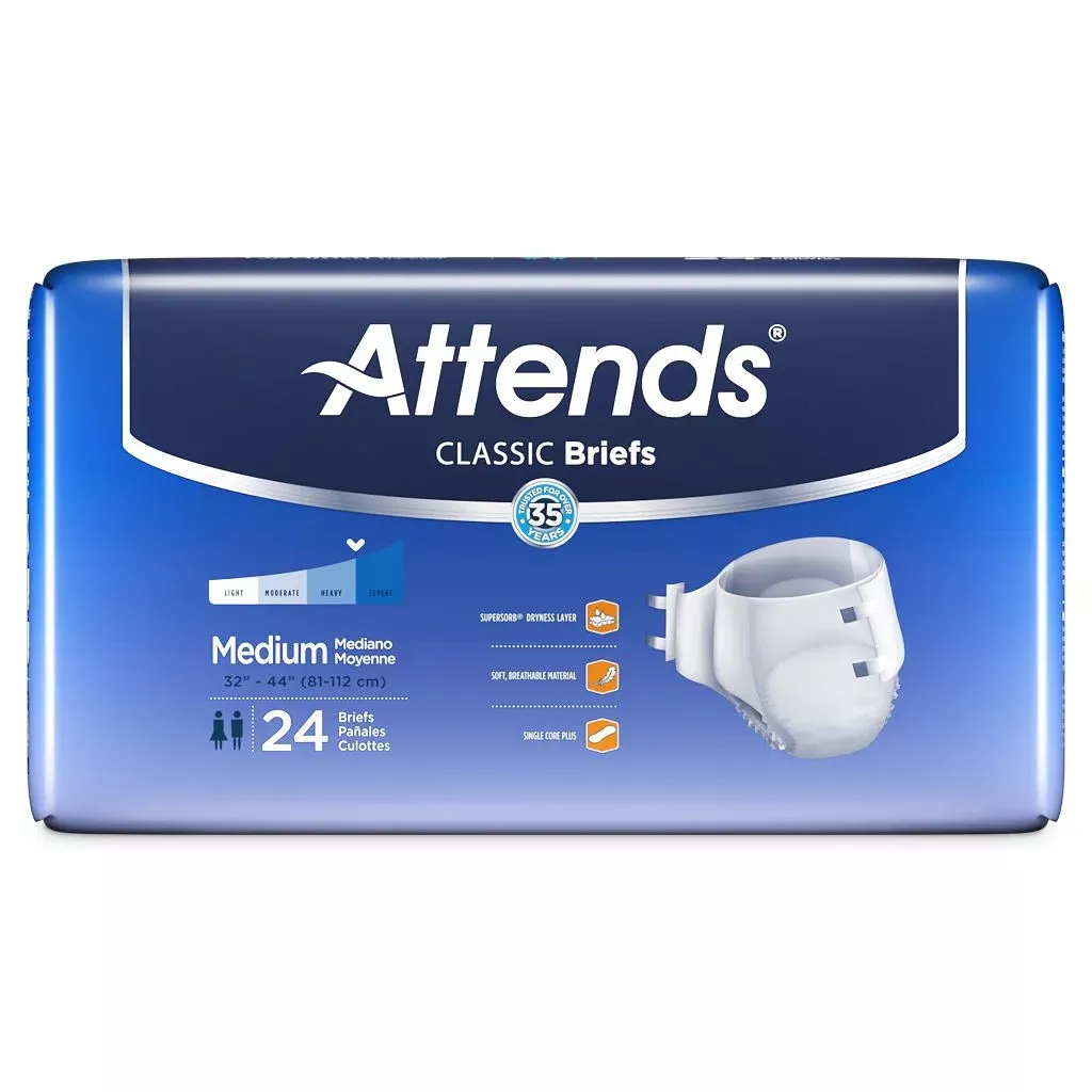 Attends Classic Briefs - Heavy to Severe Incontinence