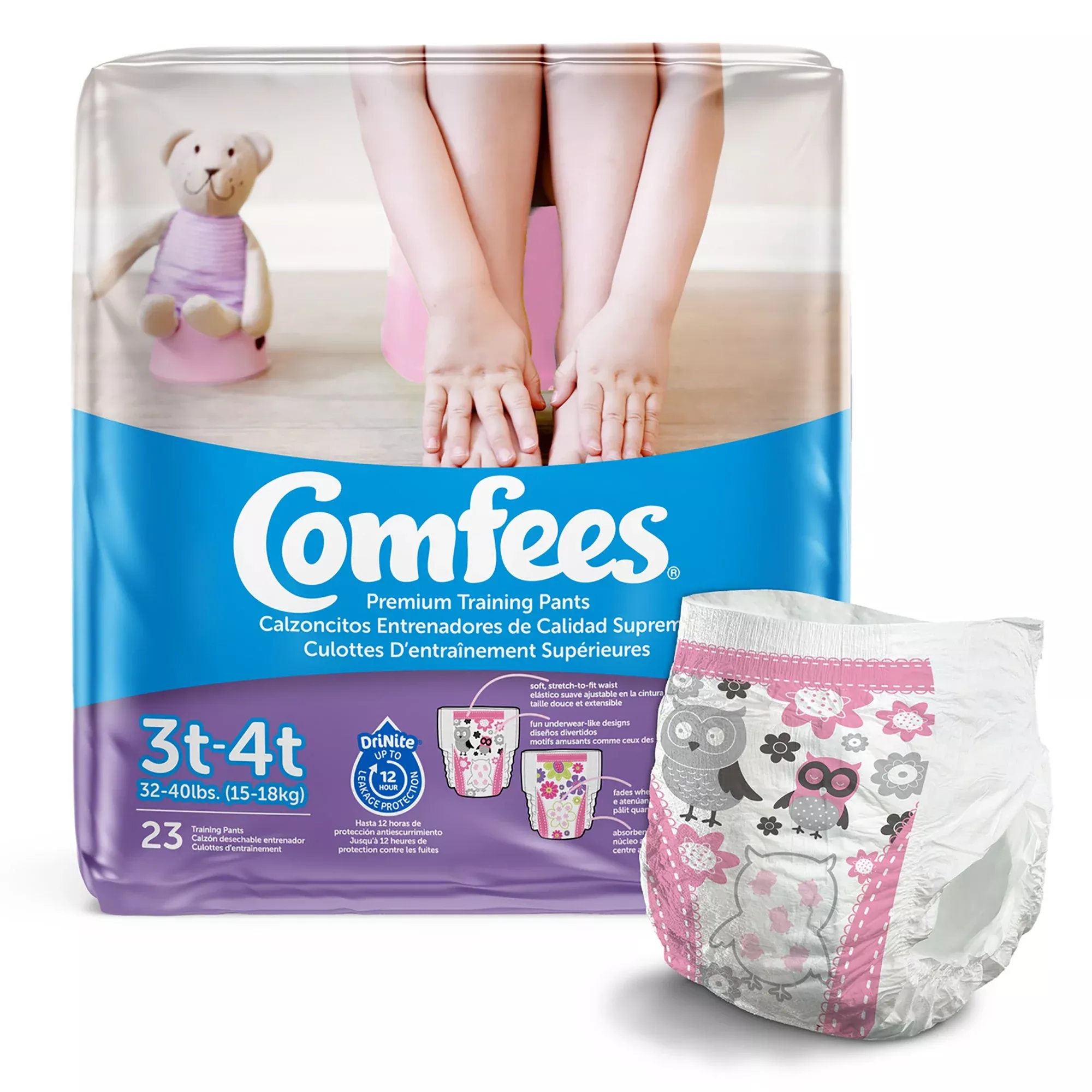 Attends Comfees Training Pants, 3T to 4T