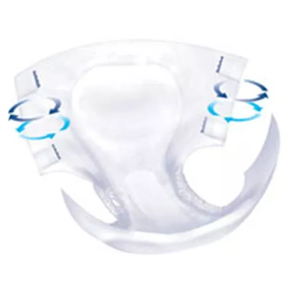Attends Healthcare Products Brief Attends Value Tier Adult Unisex Md 32-44" Heavy White 96/Ca
