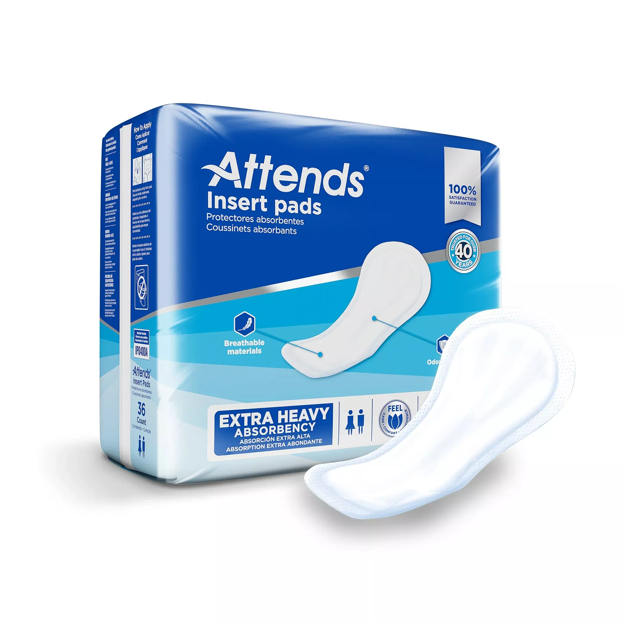 Attends Insert Pad Incontinence Liner