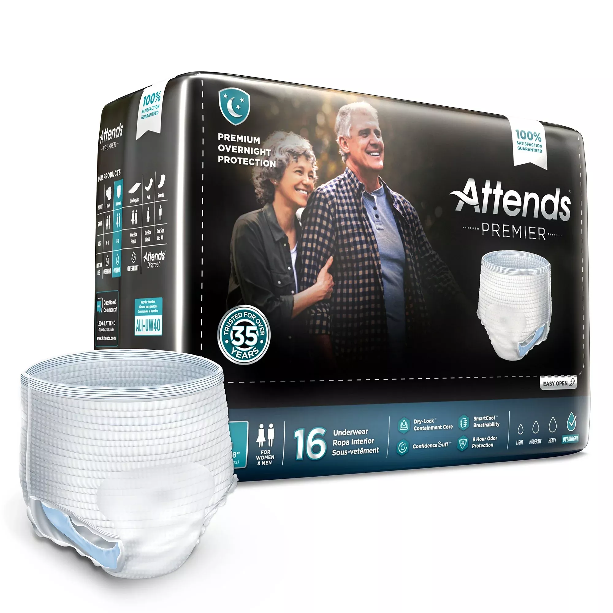 Attends Premier Underwear, Large