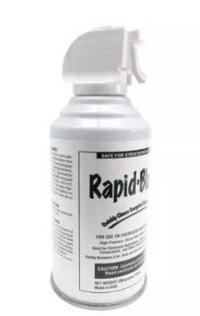 Azer Scientific Moisture-free Spray RapidBlast™ 10 oz. For Clearing Dust and Debris Off Laboratory Instruments, Computers, Keyboards and More - M-1036481-2940 - Case of 12