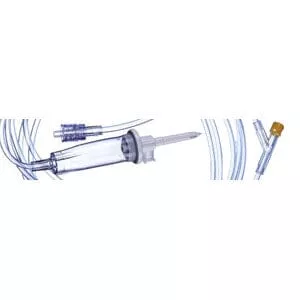 B Braun Medical Small Bore Y-Extension Set with Two Removable UltraSite Valves, 7-1/2'' L