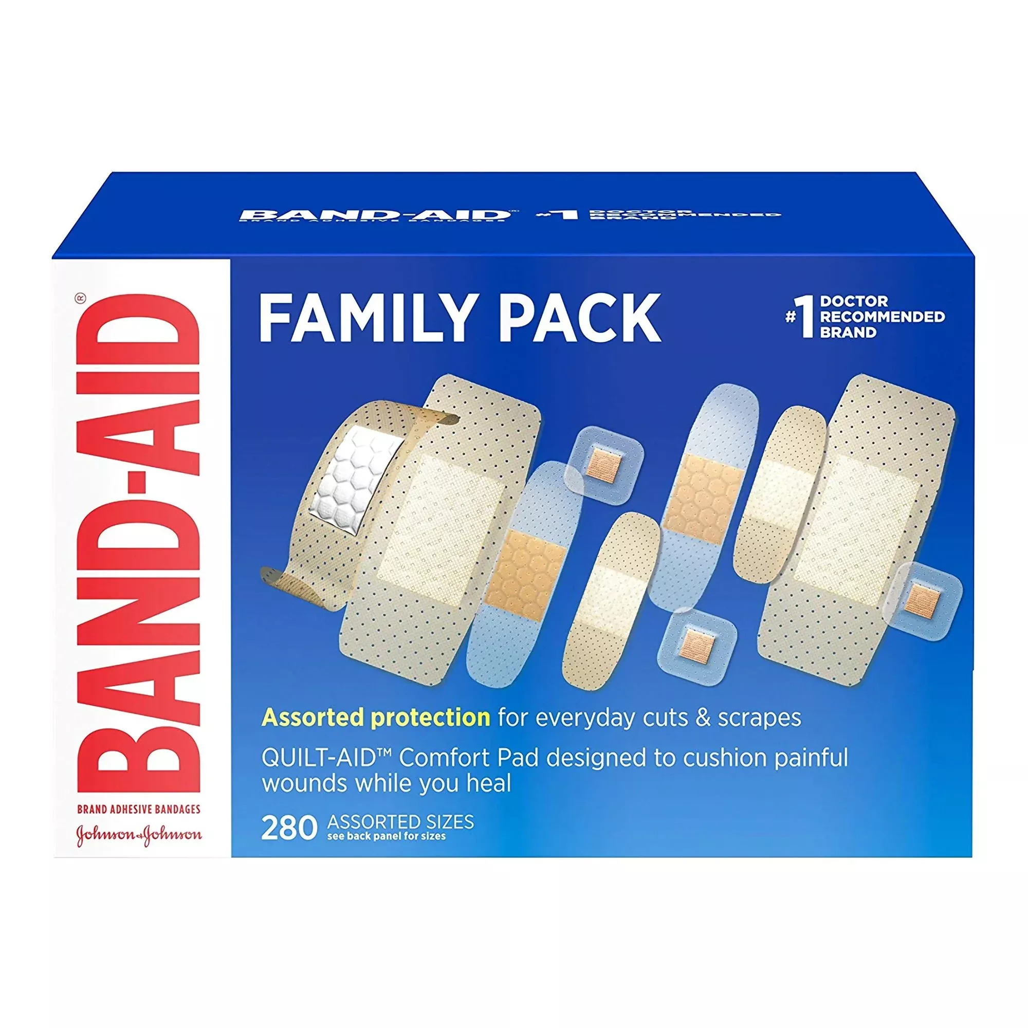 Band-Aid Adhesive Bandages Family Variety Pack