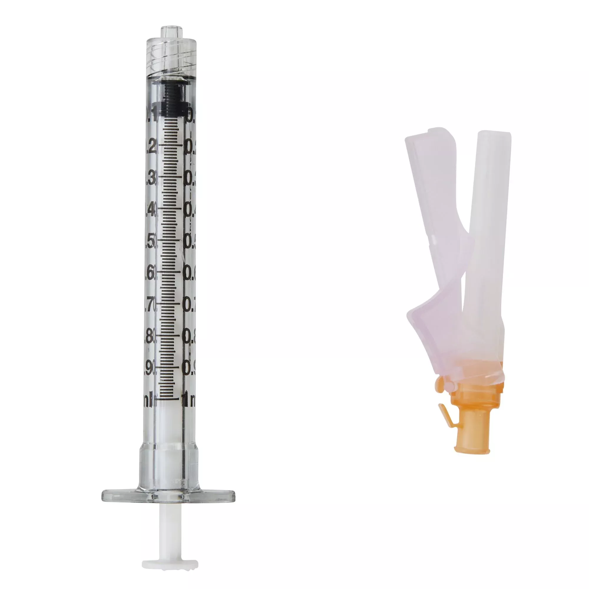 BD Eclipse™ Needle 25 G x 5/8" with detachable 1 mL Luer-Lok syringe