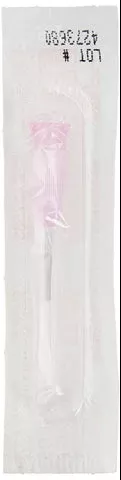 BD Luer-Stub Adapter BD Intramedic™ 18 Gauge, Pink, Sterile Fits BD Intramedic Pe190 and 160 Tubing - M-292779-798 - Pack of 100