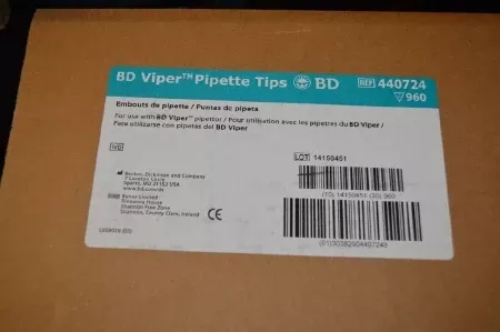 BD Pipette Tips BD Viper™ NonSterile For BD Viper™ System - M-1007479-4558 - Box of 1