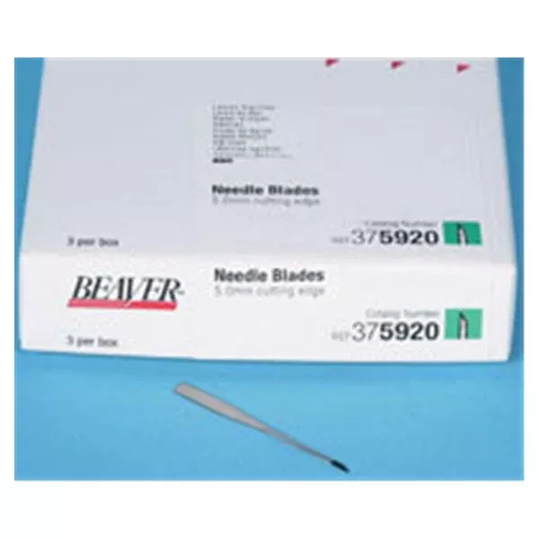 Beaver-Visitec Int Blade Needle 3-4/5" Cataract Cutting Edge Sterile Disposable 3/Ca