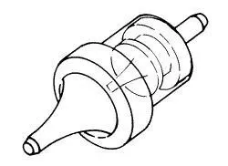Beckman Coulter Check Valve Tubing 0.62 ID Tubing Coulter Ac•T diff2™ Hematology Analyzer - M-491052-3040 - Each