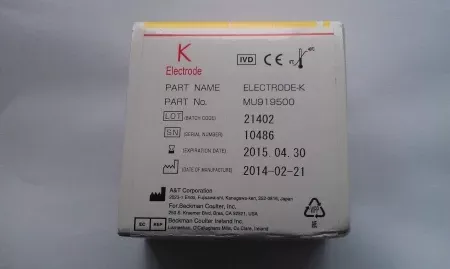Beckman Coulter Ion-Selective Electrode (ISE) Potassium Electrode For Beckman Coulter Analyzers with ISE Modules - M-727459-329 - Each