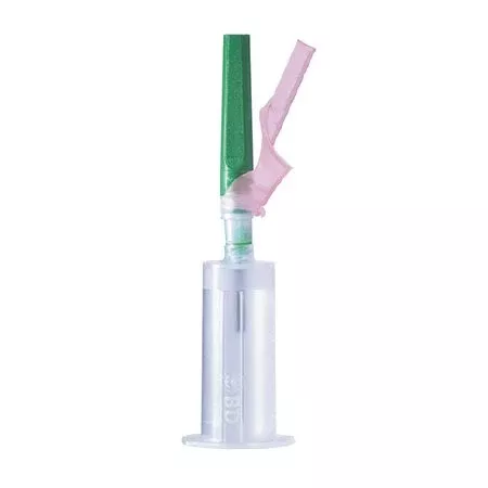 Becton Dickinson BD Vacutainer Eclipse™ Blood Collection Needle 21 Gauge 1-1/4 Inch Needle Length Safety Needle Without Tubing Sterile - M-373902-519 - Box of 48