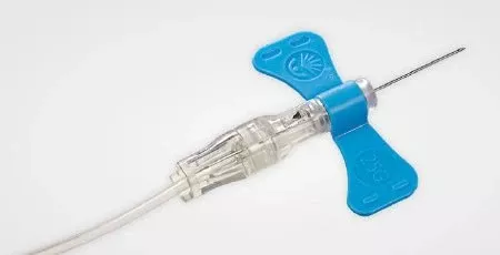 Becton Dickinson BD Vacutainer UltraTouch™ Push Button Blood Collection Set 21 Gauge 3/4 Inch Needle Length Safety Needle 12 Inch Tubing Sterile - M-1007259-1451 - Box of 50