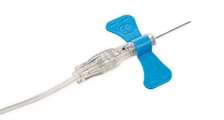 Becton Dickinson BD Vacutainer UltraTouch™ Push Button Blood Collection Set 23 Gauge 3/4 Inch Needle Length Safety Needle 12 Inch Tubing Sterile - M-1007258-815 - Case of 200