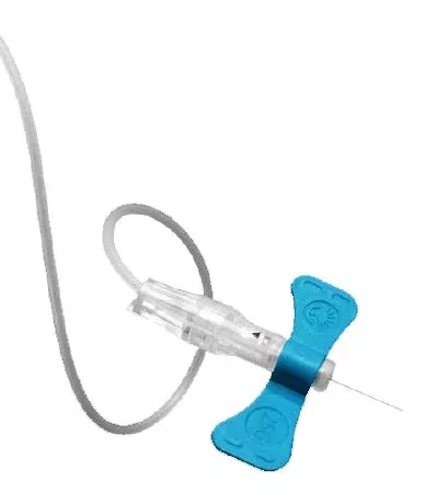 Becton Dickinson BD Vacutainer UltraTouch™ Push Button Blood Collection Set 25 Gauge 3/4 Inch Needle Length Safety Needle 12 Inch Tubing Sterile - M-1007257-195 - Box of 50