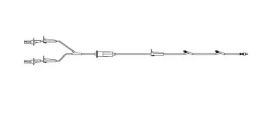 Becton-Dickinson Bld Set 20Drp 2 SmrtSt Valves: 50", 10 200um 2Pc M LL 108" 20/Ca