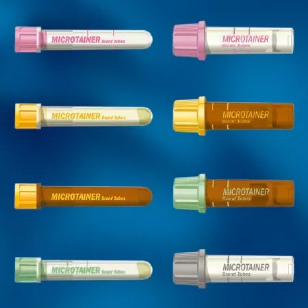 Becton Dickinson Tube Extender Microtainer Microgard™ Flat Bottom, White Fits on any BD Microtainer tube with BD Microgard™ closure - M-329548-3848 - Case of 200