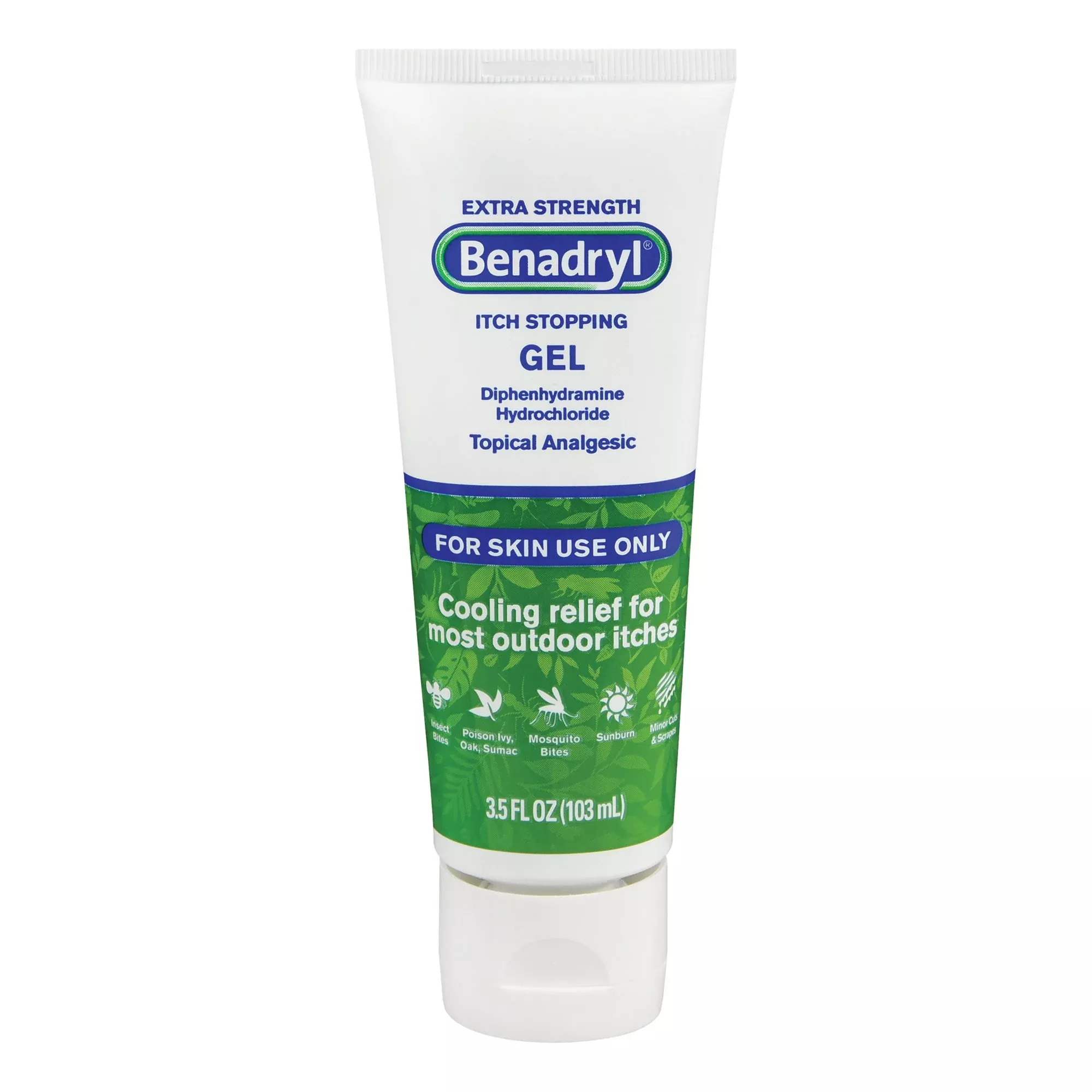 Benadryl Diphenhydramine / Zinc Acetate Itch Relief