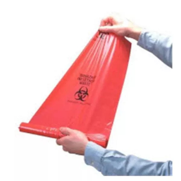 Berry GlobalBag Biohazard 4gal Red Symbol 25/Rl