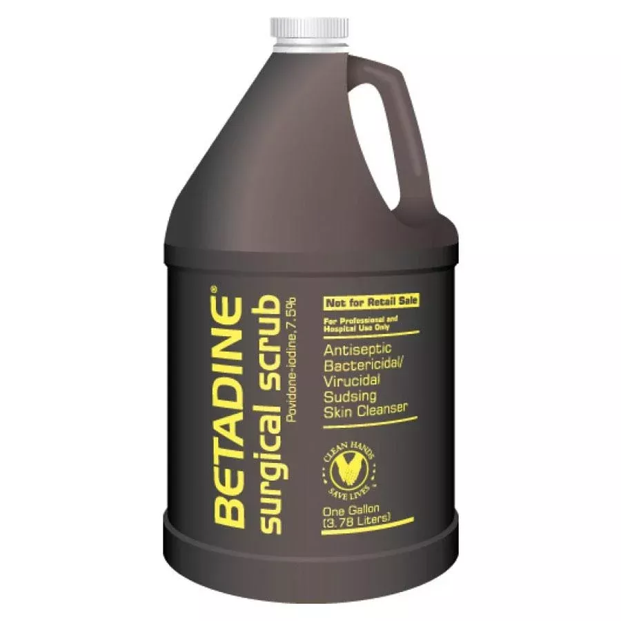 Betadine Solution 7.5%, 1 Gallon Bottle
