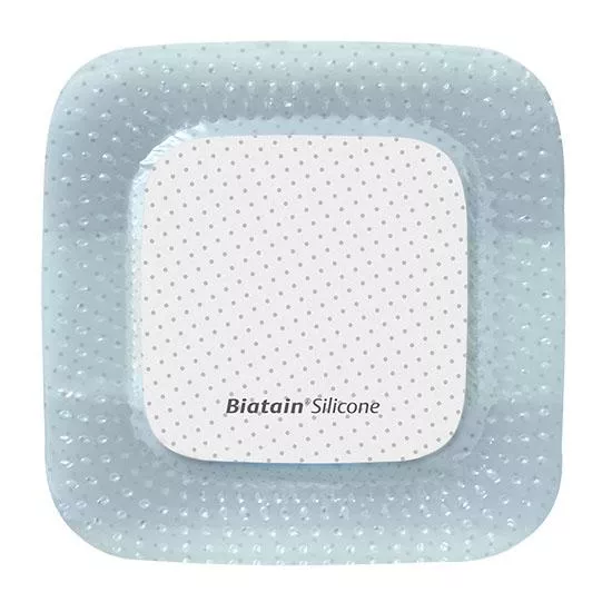 Biatain Silicone Foam Dressing, 4" x 8"