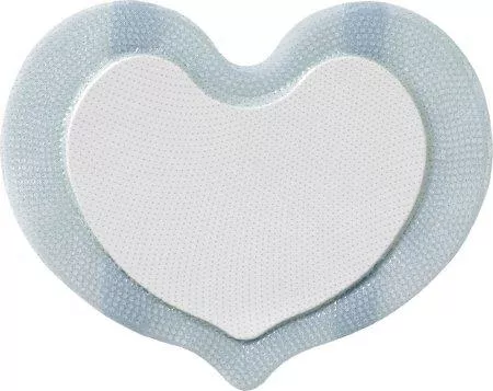 Biatain Silicone Foam Dressing, Small Sacral, 6" x 7-1/2"