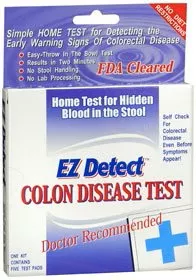 Biomerica Inc Rapid Test Kit EZ Detect™ Colorectal Cancer Screening Fecal Occult Blood Test (FOBT) Stool Sample 5 Tests - M-739654-4896 - Box of 5