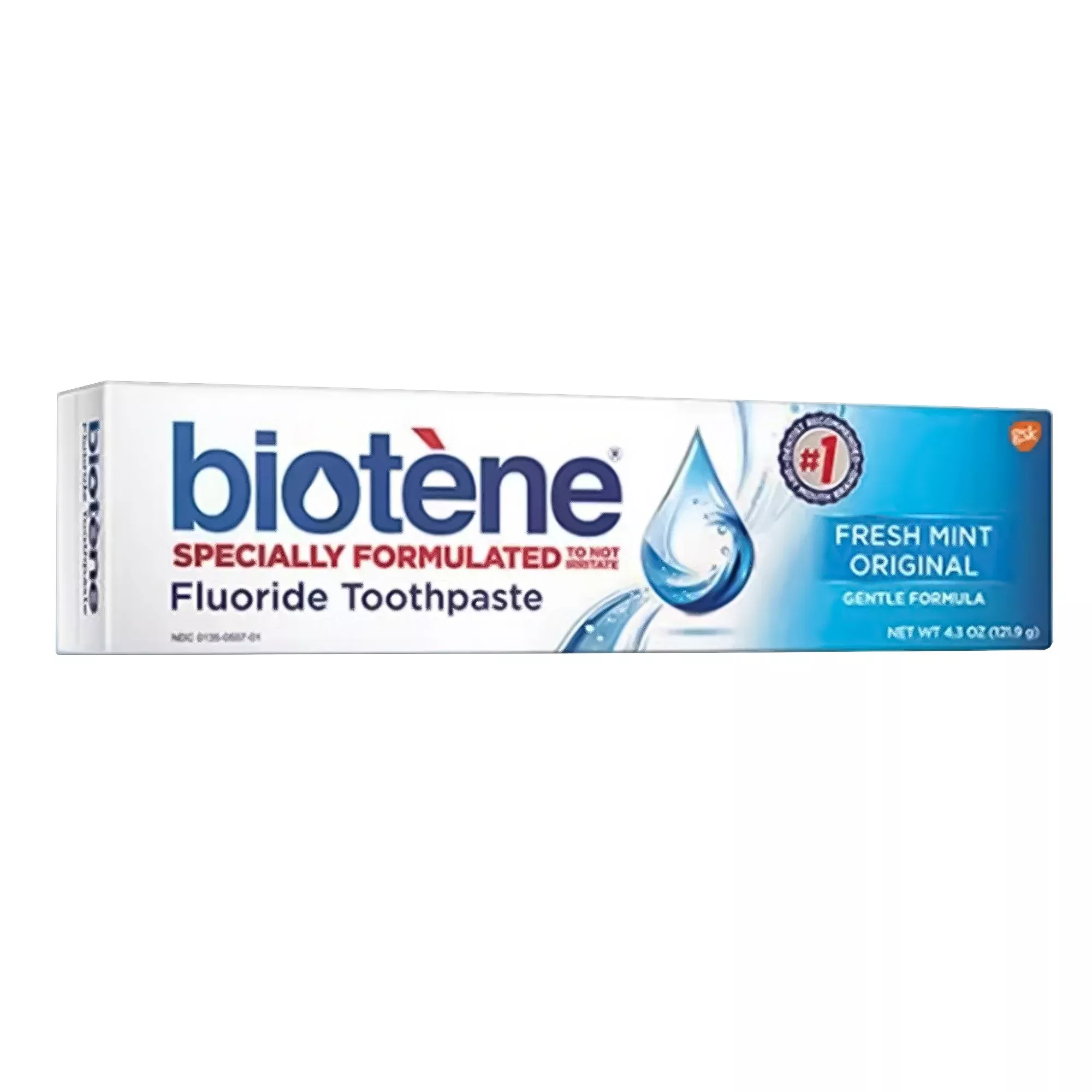 Biotène Fluoride Toothpaste, Fresh Mint, 4.3-ounce Tube