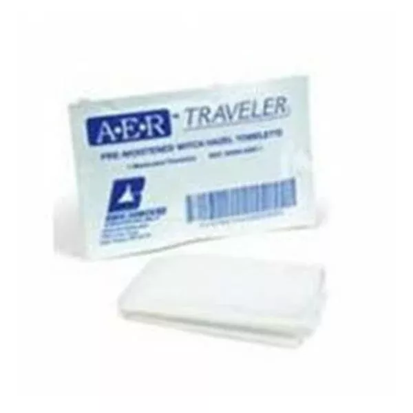 Birchwood Labs A.E.R. Traveler 50% Witch Hazel/12.5% Glycerin Towelette 600/Ca