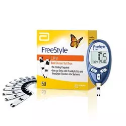 Blood Glucose Test Strips FreeStyle Lite 100 Strips per Pack