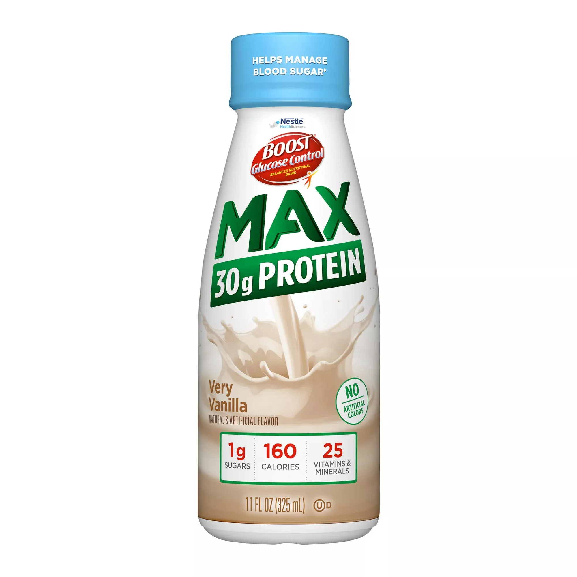 Boost Glucose Control Max Vanilla Balanced Nutritional Drink, 11-ounce bottle