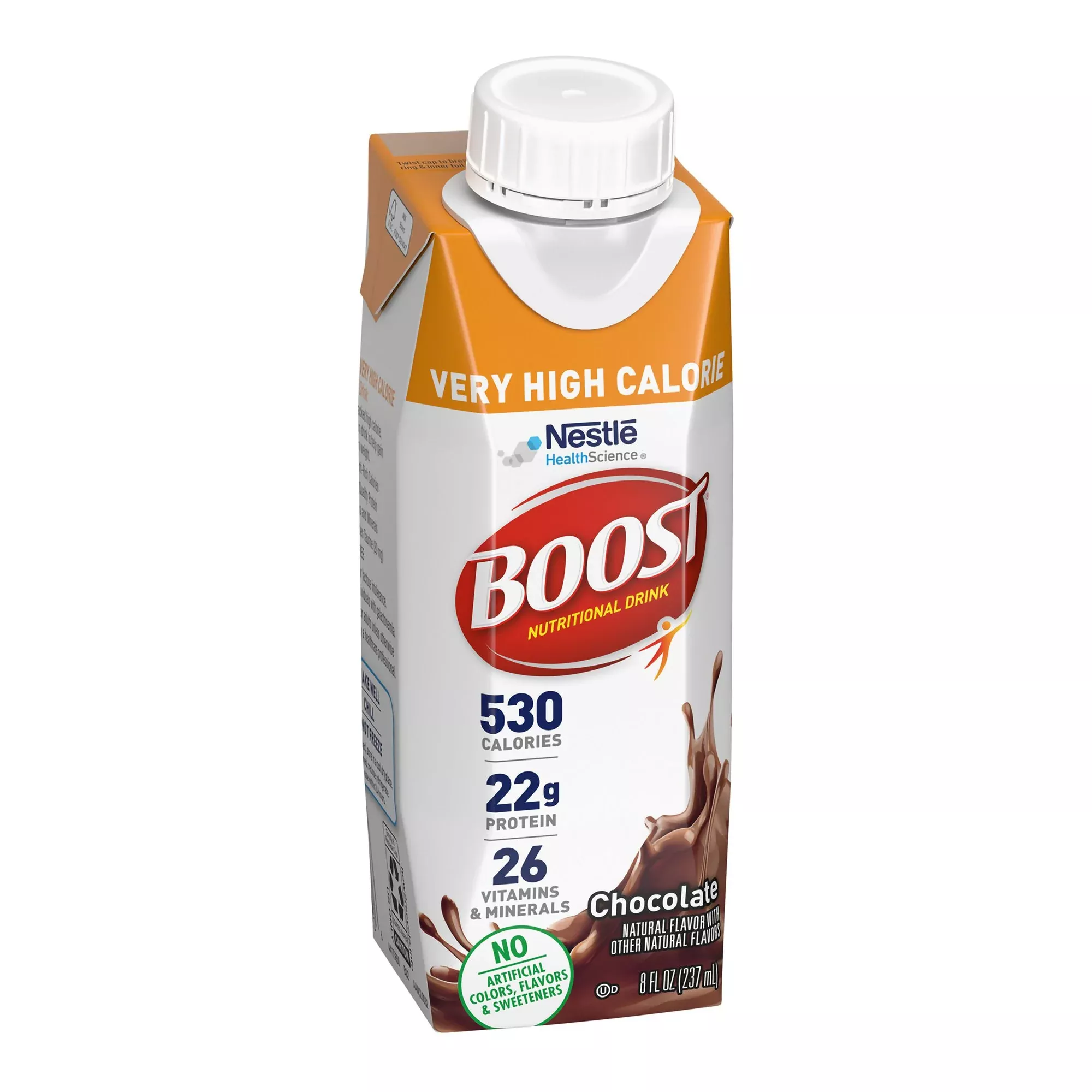 Boost Very High Calorie Chocolate Nutritional Drink, 8-ounce carton