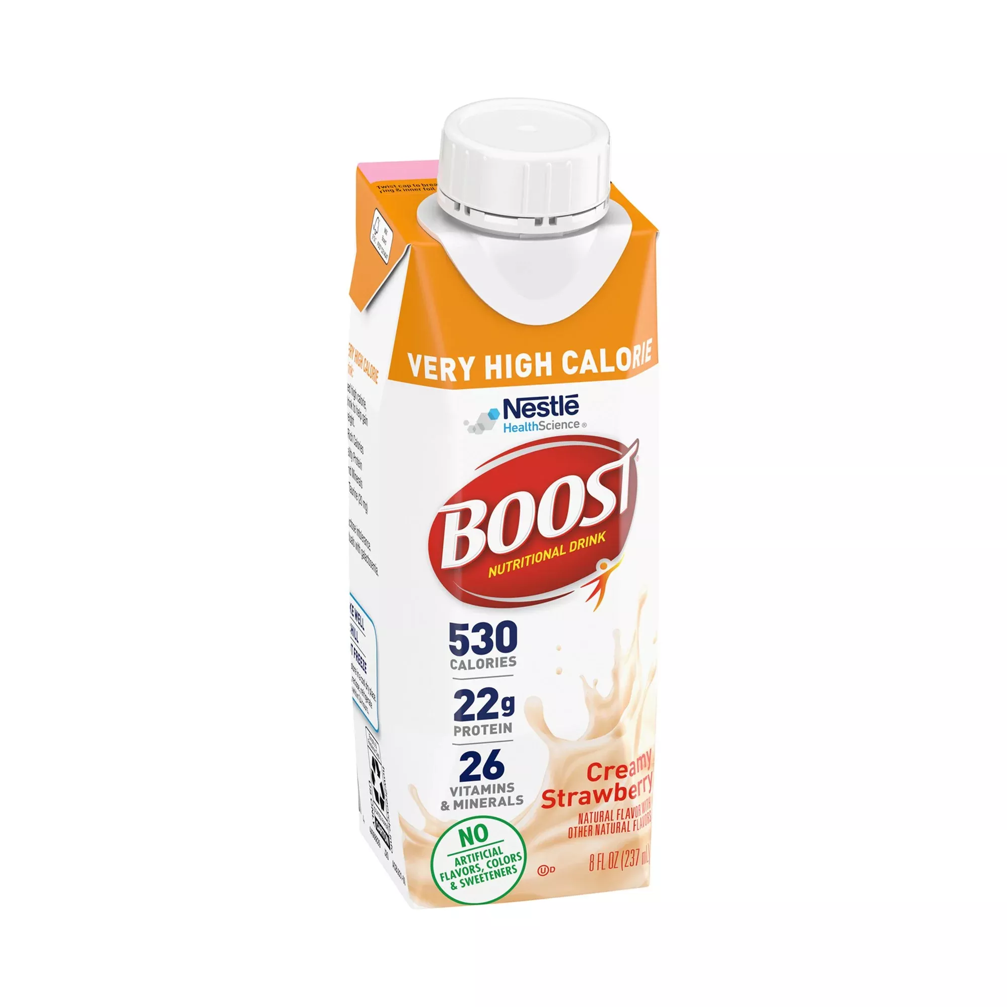 Boost Very High Calorie Strawberry Nutritional Drink, 8-ounce carton