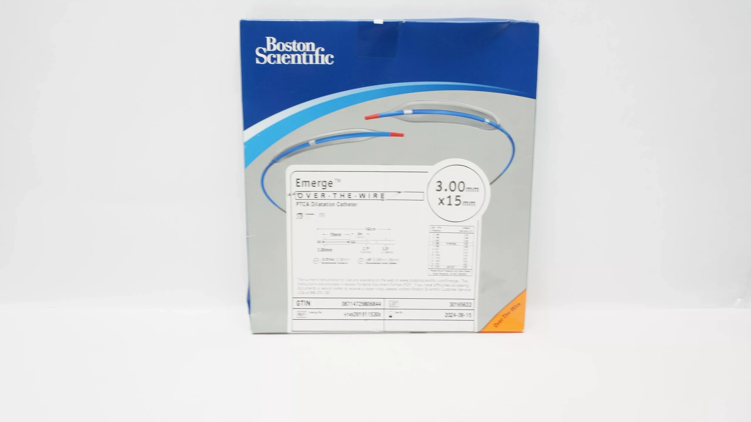 Boston Scientific H7493919115300 Emerge PTCA Dilatation Cath. 3.00 x 15mm (x)