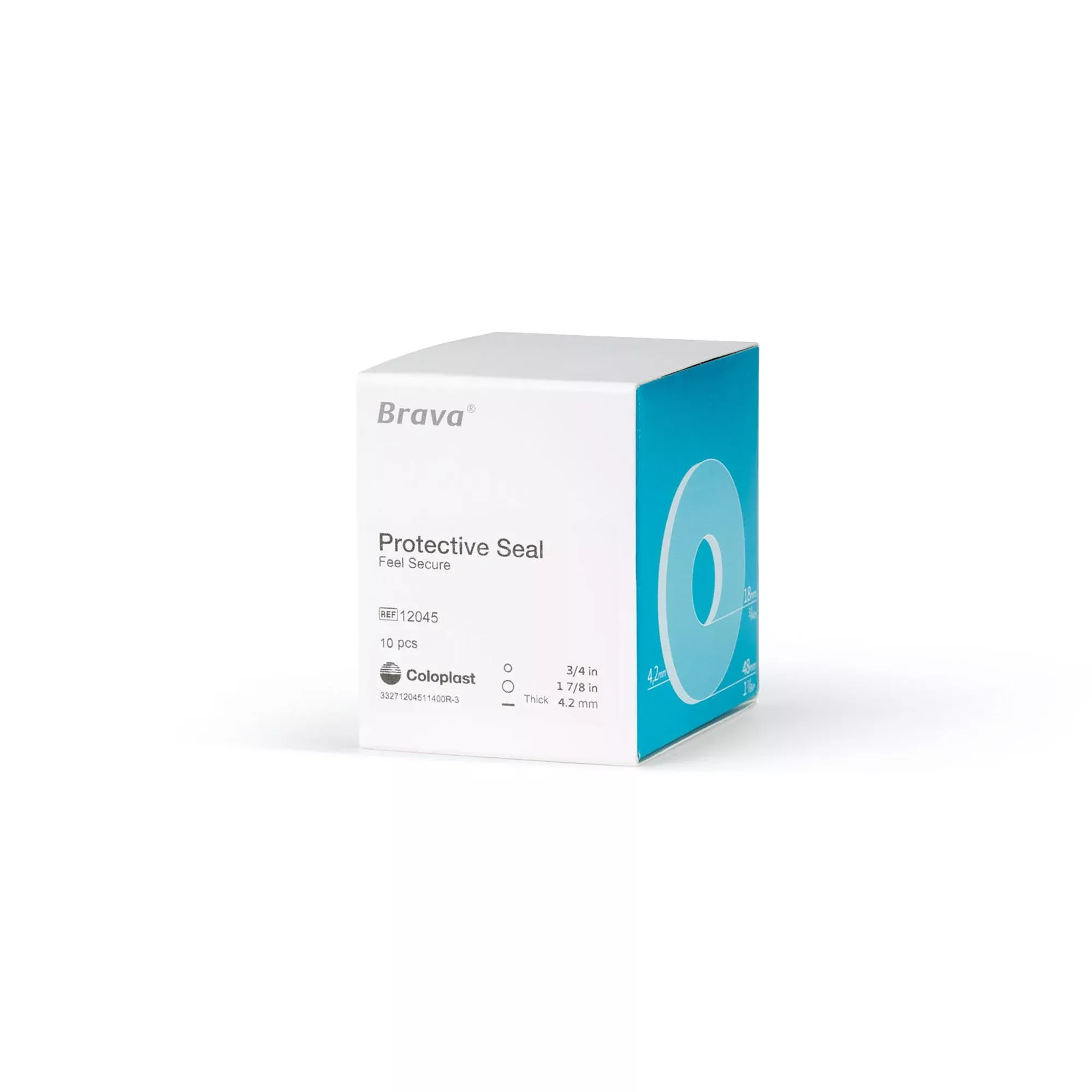 Brava Skin Barrier Ring with Protective Seal, 4.2 mm Thick