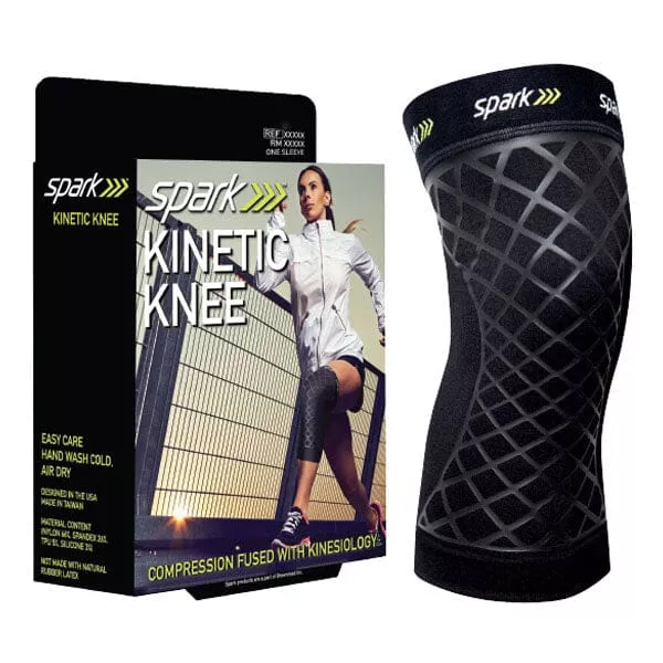 Brownmed Spark Kinetic Knee Sleeve, Medium, 14'' to 16'' Leg