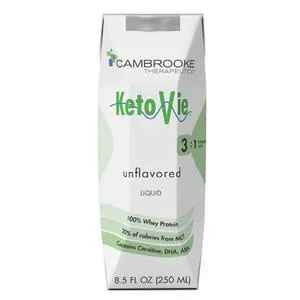 Cambrooke KetoVie 3:1 Ketogenic Formula, Unflavored, 8.5 oz
