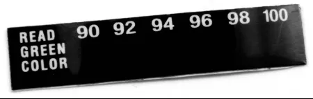 Caplugs Temperature Indicator Strip TMP Series Liquid Crystal with Adhesive - M-920542-2268 - Case of 100