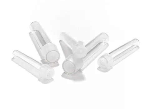 Caplugs Test Tube Round Bottom Plain 13 X 100 mm 8 mL Without Color Coding Screw Cap Polystyrene Tube - M-1035968-1036 - Case of 500