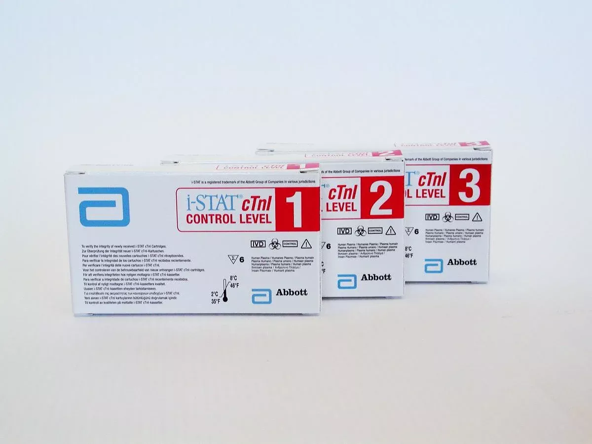 Cardiac Marker / Immunoassay Control i-STAT Troponin Level 3 6 X 1 mL