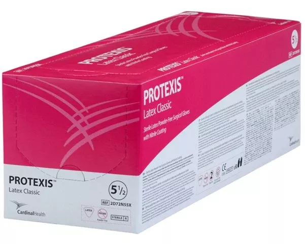 Cardinal 2D72N65X Protexis Latex Classic Surgical Glove, Size 6.5, Cream