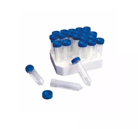 Cardinal Centrifuge Tube Conical Bottom Plain 15 mL Blue Plug Seal Cap Polypropylene Tube - M-863203-392 - Case of 500