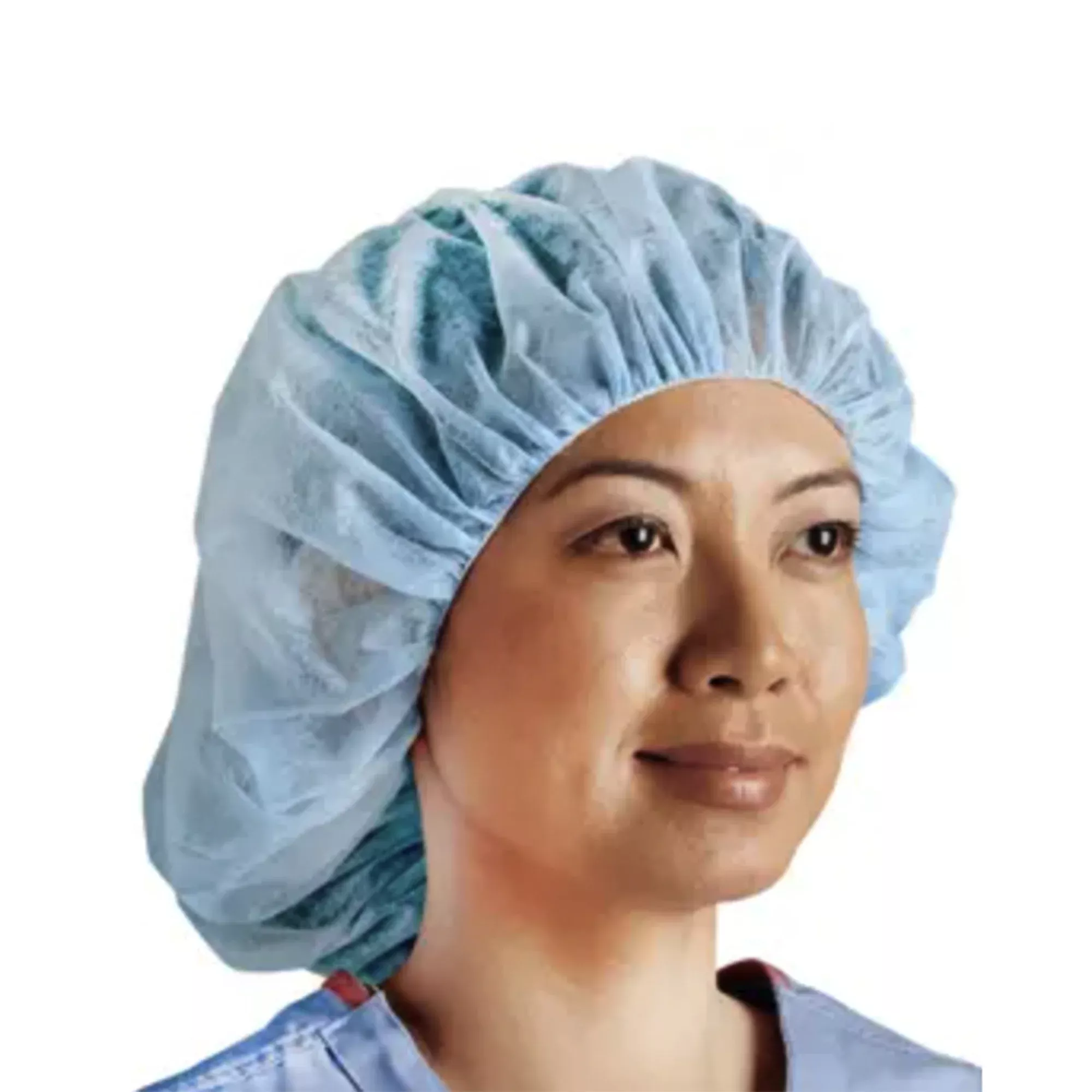 Cardinal Health Blue Bouffant Cap, 24 in.