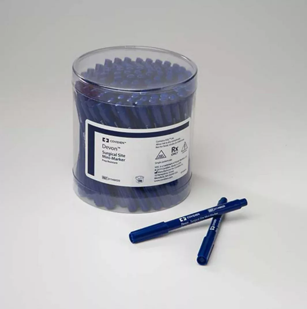 Cardinal Health Devon Mini Surgical Site Skin Marker, 100 Count