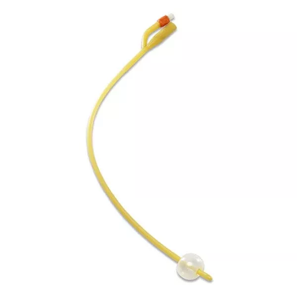 Cardinal Health™ Dover™ Foley Catheter, Pediatric, Silicone-Elastomer Coated, Latex, 3mL Capacity, 2-Way, 8Fr OD, 16"
