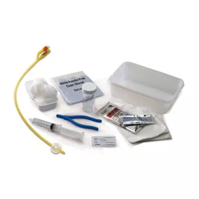 Cardinal Health™ Dover™ Latex Foley Catheter Insertion Tray, Hydrogel Coated, 18Fr OD