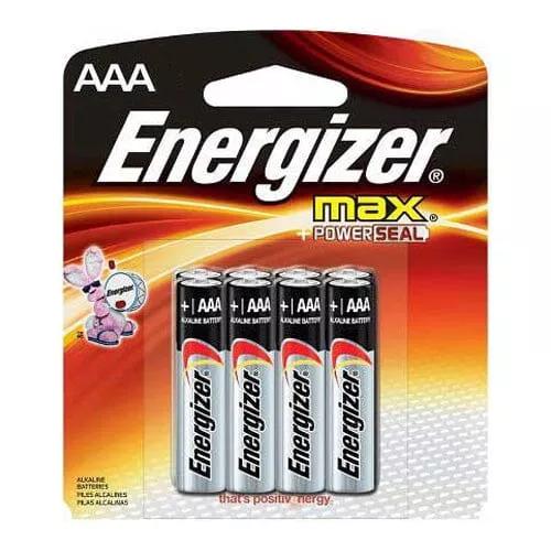 Cardinal Health™ Energizer Max AAA Alkaline Battery, 1.5V, 4 Count