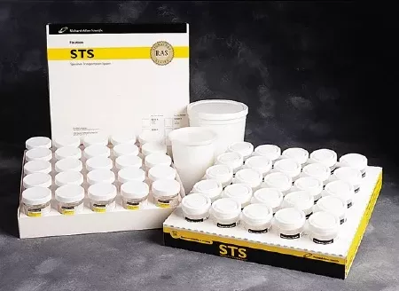 Cardinal Prefilled Formalin Container SP Polypropylene 15 mL Fill in 30 mL (1 oz.) Screw Cap Biohazard Symbol / Patient Information NonSterile - M-332979-1385 - Pack of 100