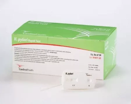 Cardinal Rapid Test Kit Infectious Disease Immunoassay H. Pylori Whole Blood / Serum / Plasma Sample 30 Tests - M-1006730-4117 - Box of 30