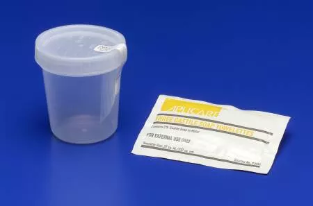 Cardinal Urine Specimen Collection Kit Curity™ 4.5 oz. Specimen Collection Container - M-119164-4368 - Case of 48