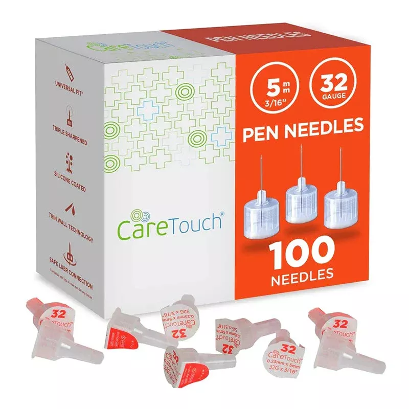 Care Touch Pen Needle 32g 3/16" - 5mm